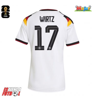 Alemania Florian Wirtz #17 Primera Equipación Mujer Mundial 2026 Manga Corta